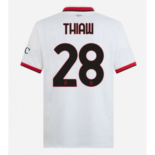 Pánský Fotbalový dres AC Milan Malick Thiaw #28 2024-25 Venkovní Krátký Rukáv